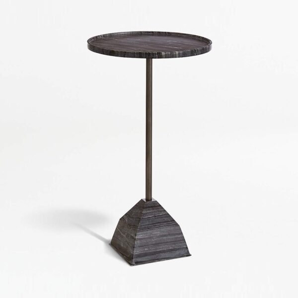 Round Marble High Table